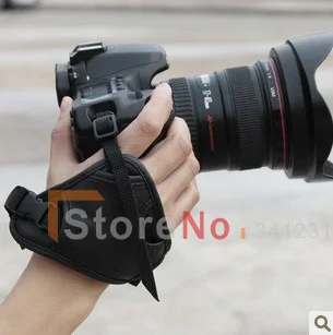 Камера Кожена Мека Лента на Китката/Ръкохватка за Canon 350D 450D 600D 1000D 5d2 5d3 5D4 1DX 2 ForNikon D800 D3100 D5100 D7000 D850
