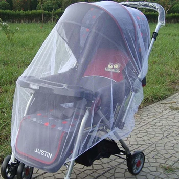 Противомоскитная мрежа за детска количка, кошница за колички, мрежа против насекоми, комарници за защита на бебета, текстилен калъф, аксесоари за детски колички