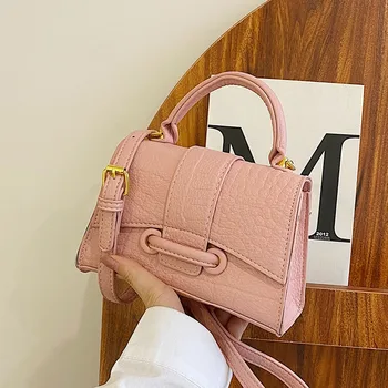 Модерна кожена чанта с изображение крокодилска кожа, дамски леки луксозни чанти през рамо, универсална модерна чанта през рамо, однотонная ежедневни