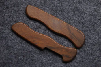 Люспи от пустинен железен дърво ръчно изработени със странично деколте за швейцарския армейского нож с диаметър 111 мм