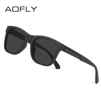 Модни поляризирани слънчеви очила AOFLY за мъже и жени с гъвкави рамки TR90 с антибликовыми лещи 1.1 mm и защита от UV400