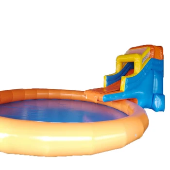 Продава се надуваема водна пързалка на новия дизайн с басейн / надуваем басейн с пързалка