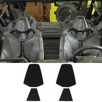 Тампон върху лентата за главата с останалите седалки от въглеродни влакна, стикер, украса за Polaris RZR XP PRO Ultimate 2021 2022 UTV Аксесоари