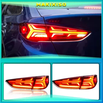 Автомобилни стопове за Hyundai Sonata задните светлини 2018 2019 led DRL противотуманный фенер задните led светлини задна светлина
