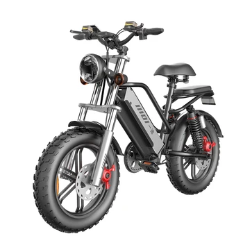 Новият 20-инчов електрическото колело с дебели гуми 48 750 W 1500 W, електрически планински велосипед, електрически градски велосипед