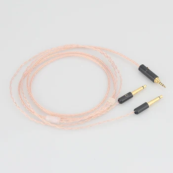 преносимото кабел за слушалки на 8 корени, кабел за обновяване на звука за слушалки Meze 99 Класика/Focal Elear, кабел от чиста мед