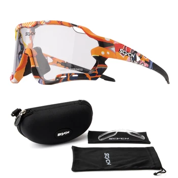 фотохромичните колоездене, очила с UV400, колоездене слънчеви очила за спорт на открито, очила за планински велосипеди, мъжки и дамски очила
