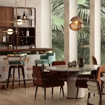 Офис бар столове в скандинавски стил, разполага с рецепция, бар столове за грим луксозни, дизайнерски банкетки за хол, комплект градински мебели