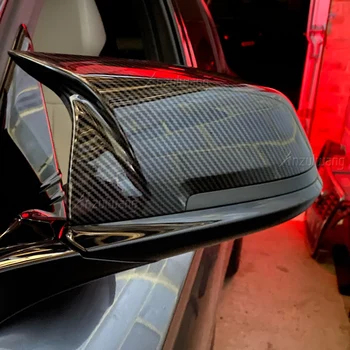 Капакът на Огледалото за обратно виждане От Настоящето Въглеродни Влакна Черен Цвят за BMW Серия 1 2 3 4x1 F20 F21 F22 F23 F30 F32 F33 F36 X1