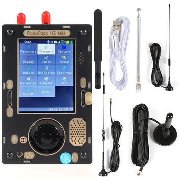 Лаптоп раница Shao H3 MINI + HackRF One SDR + Антена + Калъф + Чанта + Батерия SSTV/NOAA /Морс RX Барометър Компас, GPS Приемник