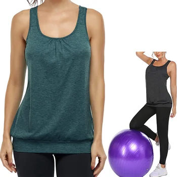 НОВ женски жилетка за йога, спортни ризи за джогинг, риза без ръкави, майк за джогинг, върхове за тренировки във фитнеса, съкратен топ за спорт