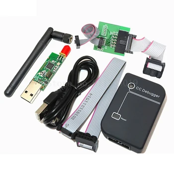 Емулатор на Zigbee CC2531 CC2540 CC-Debugger USB-програмист, обучени, антена, съвместим с Bluetooth модул, жак, кабел за зареждане