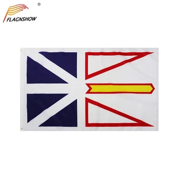 Флаг на Нюфаундленд и Лабрадор на 5 метра х 3 метра Канада канадската банер с 2 дупки