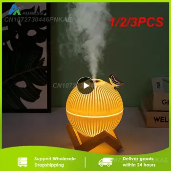 1/2/3ШТ 330 мл USB ултразвуков овлажнител на въздуха Lark Bird Ултразвуков инхалатор студена мъгла за домашния офис освежители за въздух