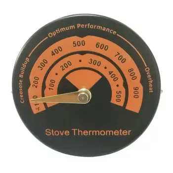 Електронен термометър за печки, горелки, камини, домакински вентилатор за камина, термометър за фурни, аксесоари за камина