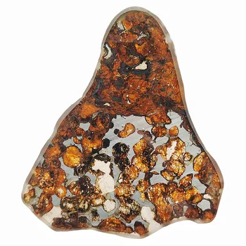 Парче от кения маслиново метеорит, висококачествен проба маслиново метеорит, модел на естествен метеоритного материал