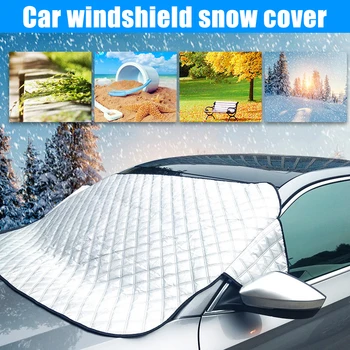 Универсално предното стъкло на премиум-клас, снежната покривка, козирка, защита на автомобила от лед, сняг, слънце, стайлинг автомобили