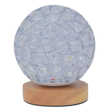 1 комплект Кристална Лампа Кръгла Куха Сивата Лампа Открит Къмпинг Лампа За Фенер резервни Части