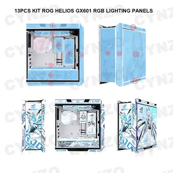 Комплект осветителни Панели MOD ARGB За Asus Helios GX601 Case, 5V Индивидуални Табела за ремонт на играта кабинет ROG Strix 13шт AURA SYNC 2023
