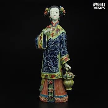 Кукла Шиван магистър на изящните дами на древен Китай фигурки за декорация честит рожден ден модерни керамични изделия ръчна изработка