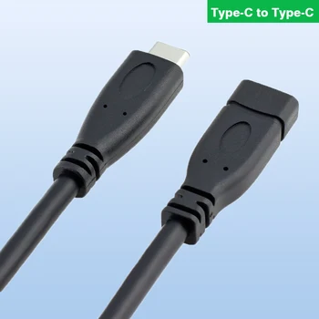 5A 10 gbps USB3.1 USB-C USB 3.1 type c Удлинительный кабел Type-C между мъжете и жените кабели за предаване на данни 0,2 м 0,5 м, 1 м, За MacBook ChromeBook N1