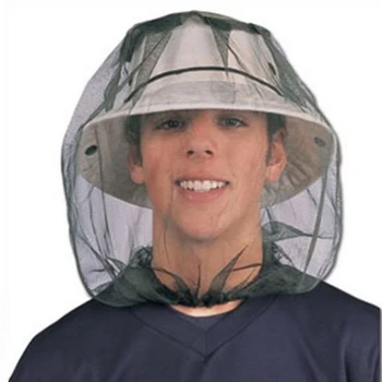 Защитна шапка от насекоми-мушици за къмпинг, мрежа за лице, heating, mosquito net за главата, heating, mosquito net за пътуване, защитна мрежа за врата, окото шапка за лице