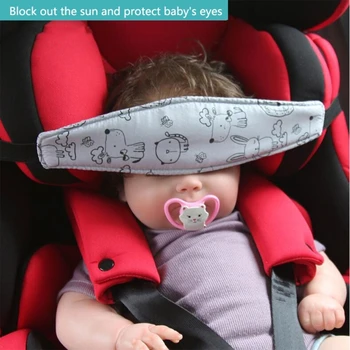 Стълбовете за пътуване в кола, сигурна опора за детето си, облегалката за глава за сън в детска количка, регулируеми колани за