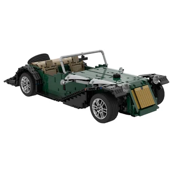 Авторизованная 2500 бр. технологията Модел на спортен автомобил Ретро Роудстър градивните елементи на MOC набор от играчки -статична версия