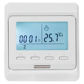 Продажби на дребно, 4X16A 230 В, LCD програмируем стаен термостат с подгряване на пода, терморегулятор, регулатор на температурата, ръчен, механичен