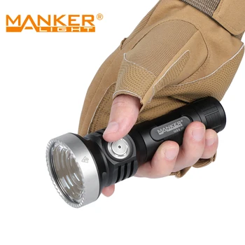 Manker U22 III SFT40 2300 Лумена Led Фенерче TypeC USB Зареждане и Разреждане на Факел с Рамка за Самозащита Strike SS