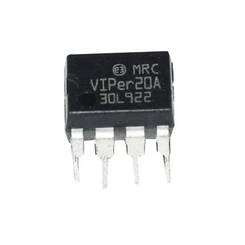 10шт VIPER20A DIP-8, чип за управление на VIPER20 DIP8
