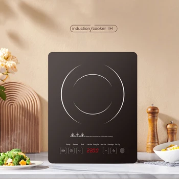 Интелигентна индукционная готварска печка е домакински електрически 110 В цифров дисплей за готвене 2200 W голяма огнева мощ