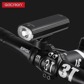 Комплект вело светлини за закрепване на каска Gaciron 600 Лумена 2 в 1 USB Акумулаторни Водоустойчива led Предни И Задни Вело Светлини 2500 mah