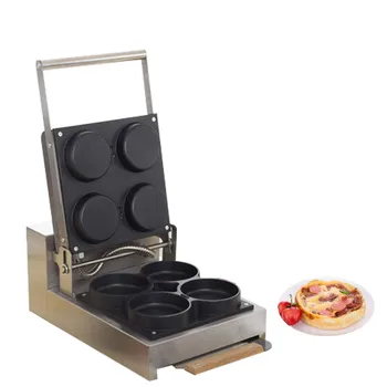 Търговска машина за пресоване на пица BEIJAMEI, 4 бр., пещ за печене на пица, машина за печене на закуски, вафельница с пълнеж