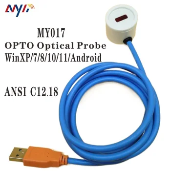 MY017 ANSI Type 2 Communication C12.18 1996 USB2.0 с IR Инфрачервената Универсално Оптични Зонду За Четене на показания на предсказуем брояч кВтч