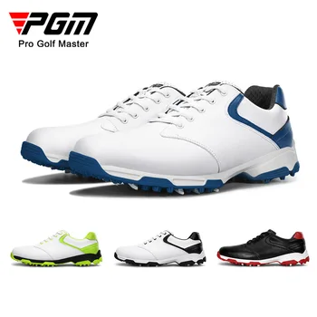 Обувки за голф PGM, мъжки обувки, нескользящая обувки за нокти, водоустойчив обувки