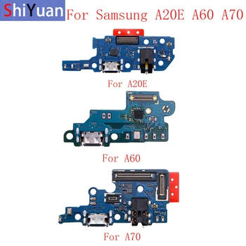 Зарядно устройство чрез USB Портове и Конектори Жак Заплата Гъвкав Кабел За Samsung A20E A202F A60 A606F A70 A705FN Дубликат Част