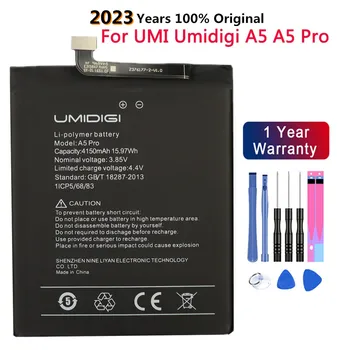 2023 Година Оригинална батерия UMI За UMIDIGI A5/A5 Pro A5Pro Телефонна Батерия 4150 ма са С Високо Качество С номер за проследяване + Инструменти