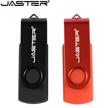 JASTER Rotation USB Флаш памет 2,0 Метална Писалка-памет от 16 GB, 32 GB, U-диск и 4 GB 8 GB от 64 GB Карта Флаш памет Безплатен Потребителски ЛОГО