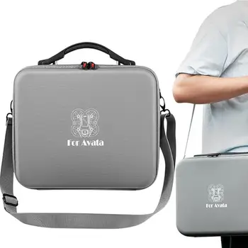 За DJI Avata преносима кутия пътна чанта за носене от изкуствена кожа Чанта за съхранение с дръжка и пагон за електронни аксесоари